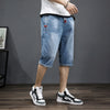 Thin Cropped Jeans Men'S Harlan Korean Style Trendy Large Size Loose