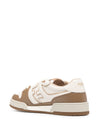 FENDI Match FF-appliqué leather sneakers