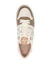 FENDI Match FF-appliqué leather sneakers