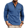 Men's Long Sleeve Color Matching Shirt