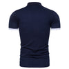 Short-sleeved T-shirt Stitching Embroidery Men's Plus Size Basic Top