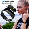 Smart Bracelet & Bluetooth Headset – Heart Rate & Blood Pressure Monitoring