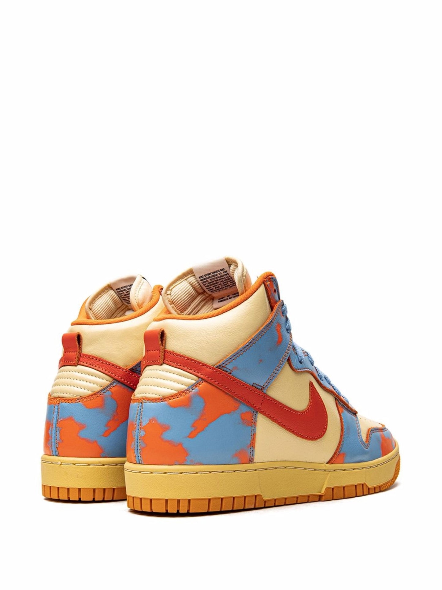 Nike Dunk High 1985 "Orange Acid Wash" sneakers