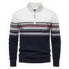 Men's Fashion Stand-up Collar All-match Half Zipper Sweater