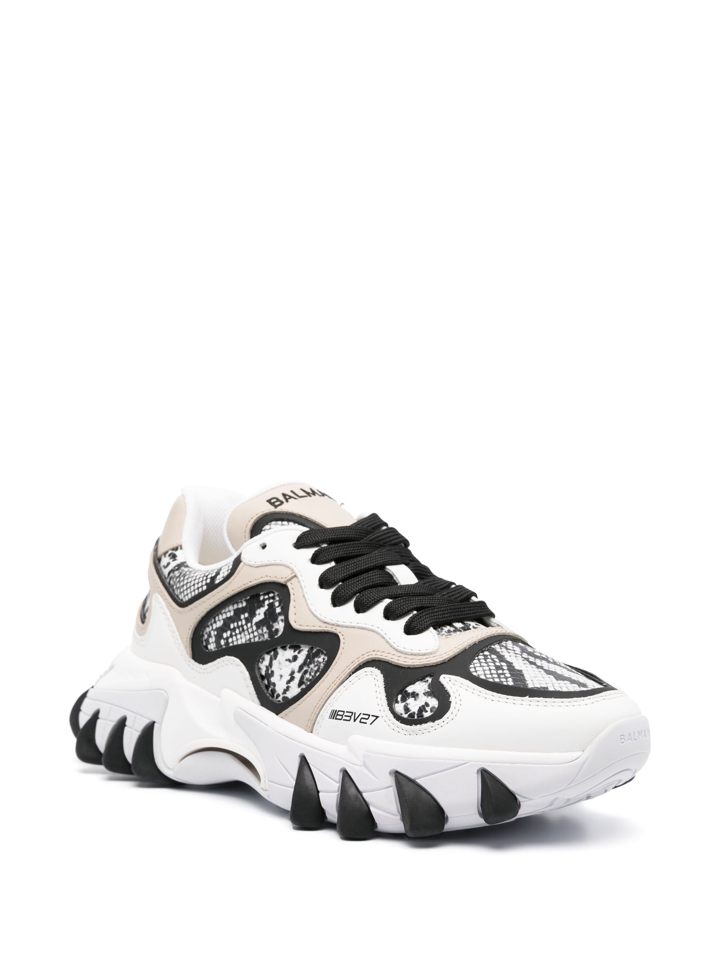 Balmain B-East snakeskin-effect sneakers