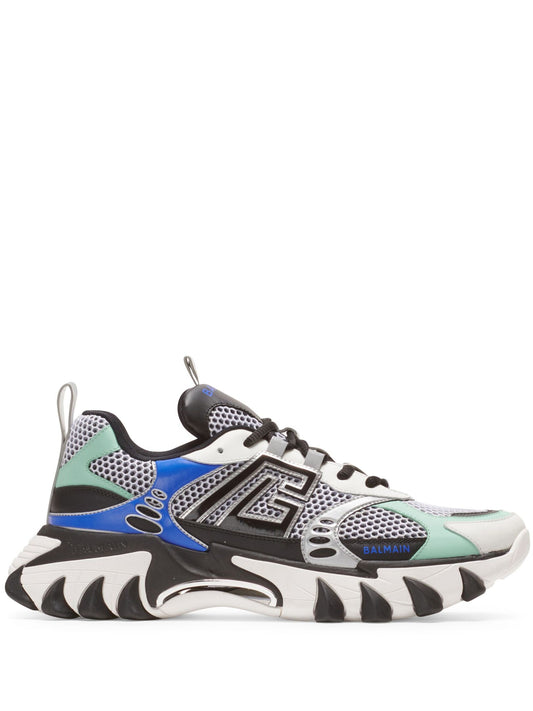 Balmain B-East panelled sneakers