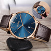 Luxury Men's Sport Watch – Leather, Waterproof, Quartz