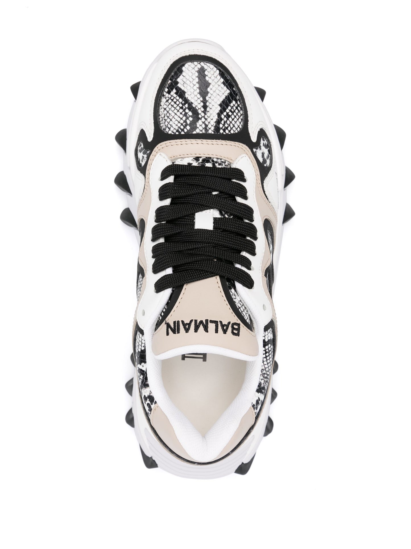 Balmain B-East snakeskin-effect sneakers