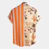 Cross-Border Hot Models Amazon Ebay European And American Men's Short-Sleeved Fashion Shirts Shirts New Tops Men's Trend