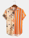 Cross-Border Hot Models Amazon Ebay European And American Men's Short-Sleeved Fashion Shirts Shirts New Tops Men's Trend