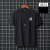 Large cotton round neck T-shirt for men