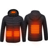 New Heated Jacket Coat USB Electric Jacket Cotton Coat Heater Thermal Clothing Heating Vest