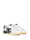 Dolce & Gabbana - Portofino logo-print leather sneakers