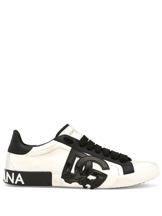 Dolce & Gabbana - Portofino leather sneakers