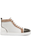 Christian Louboutin Lou Spikes leather sneakers