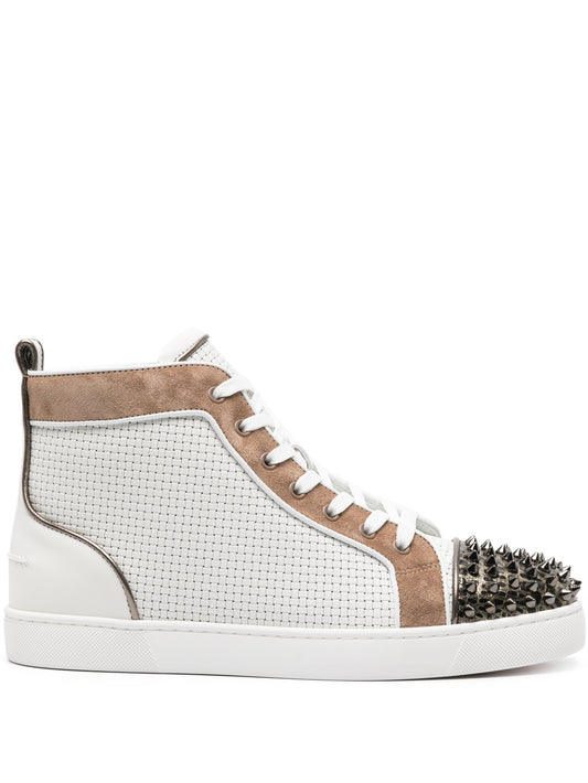 Christian Louboutin Lou Spikes leather sneakers