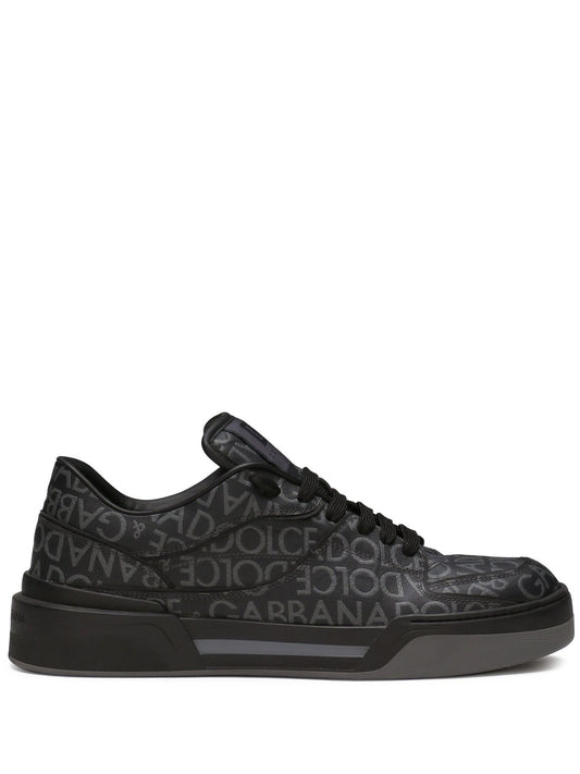 Dolce & Gabbana - New Roma coated-jacquard sneakers