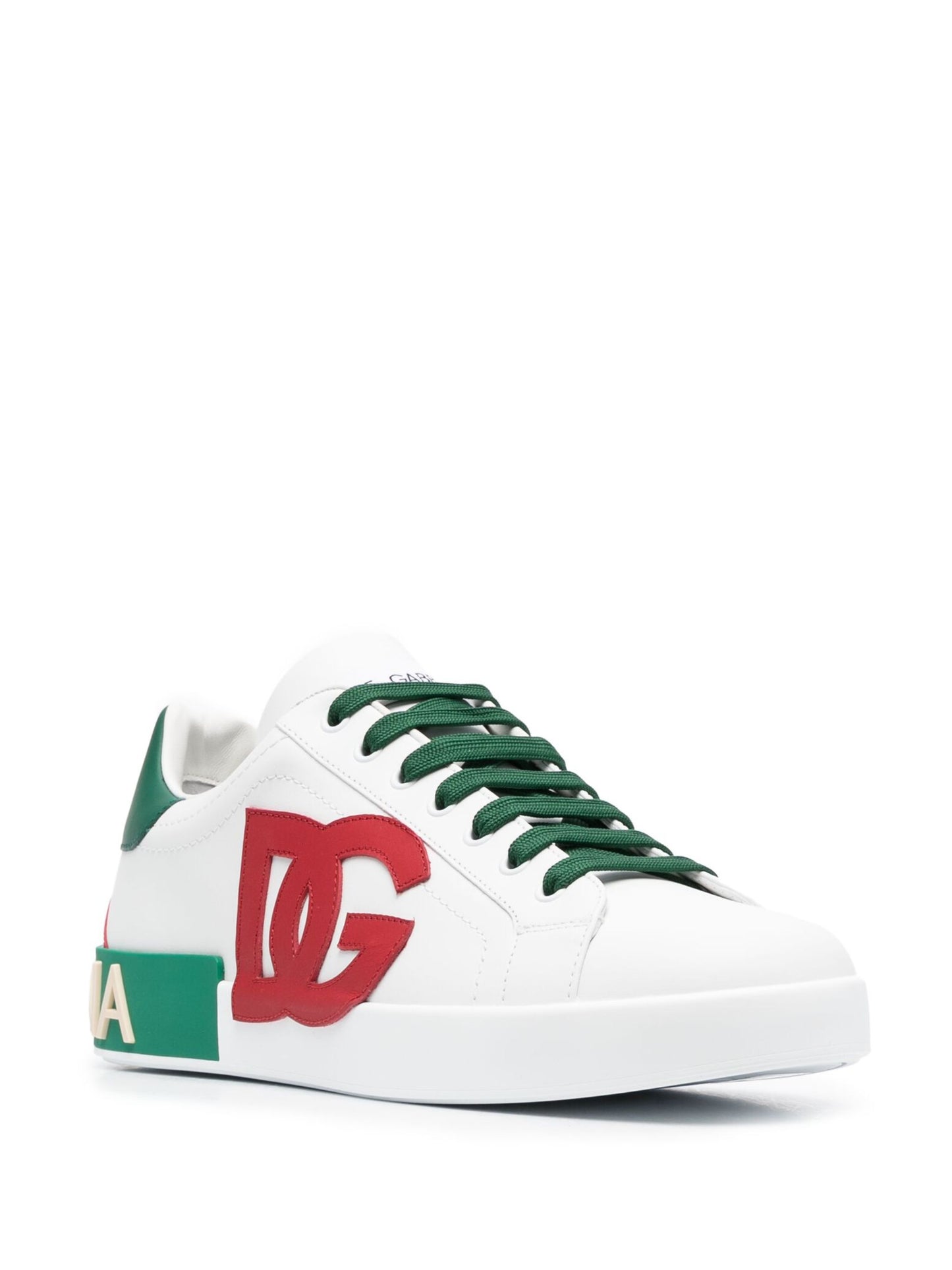 Dolce & Gabbana - Portofino logo-patch sneakers