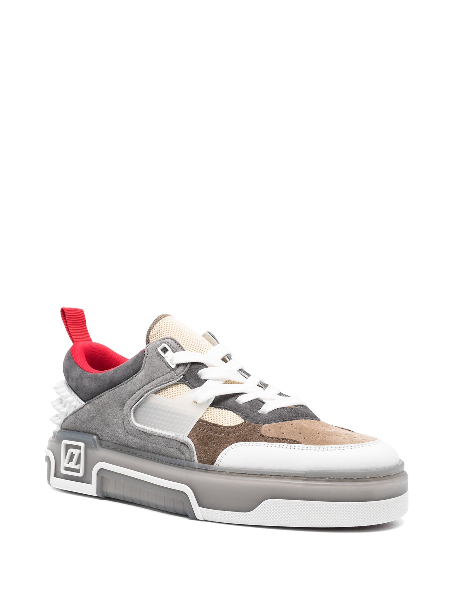 Christian Louboutin Astroloubi panelled suede sneakers