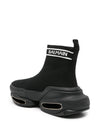 Balmain B-Bold knitted platform trainers
