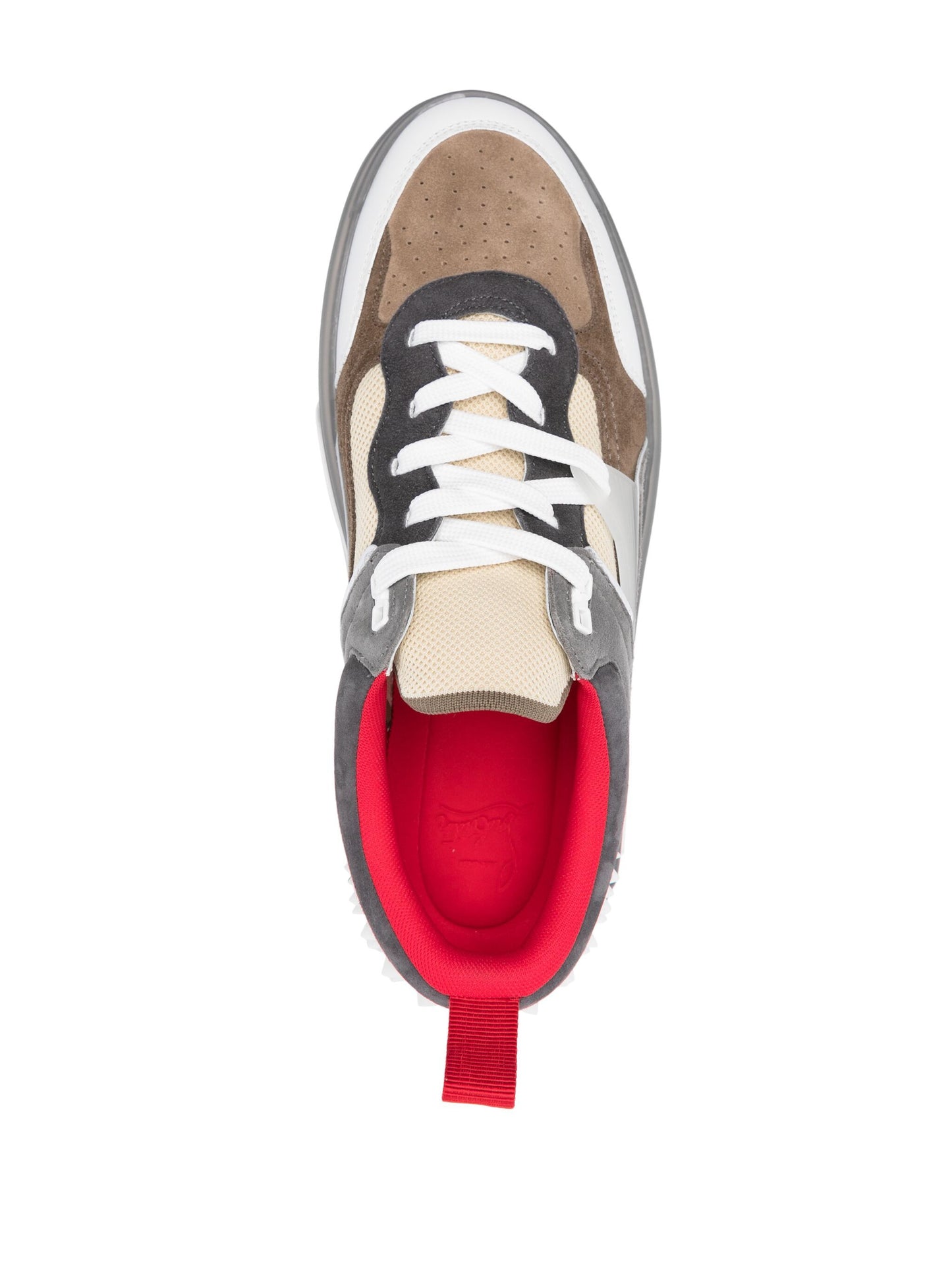 Christian Louboutin Astroloubi panelled suede sneakers