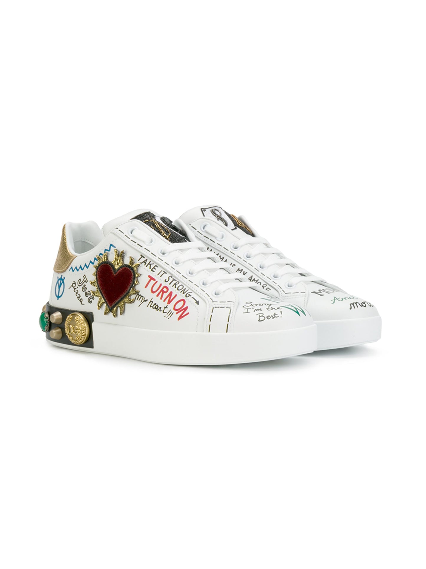 Dolce & Gabbana - Portofino printed sneakers