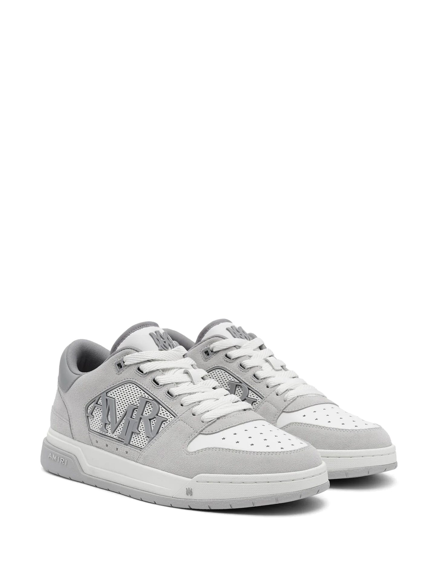 AMIRI logo-embellished suede sneakers