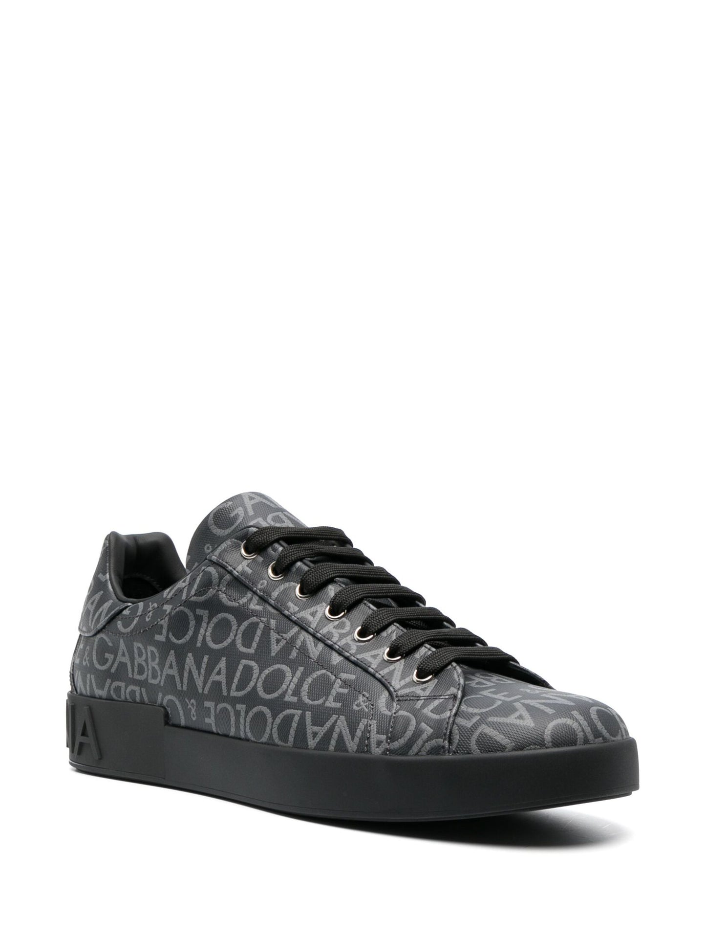 Dolce & Gabbana - Portofino coated jacquard sneakers