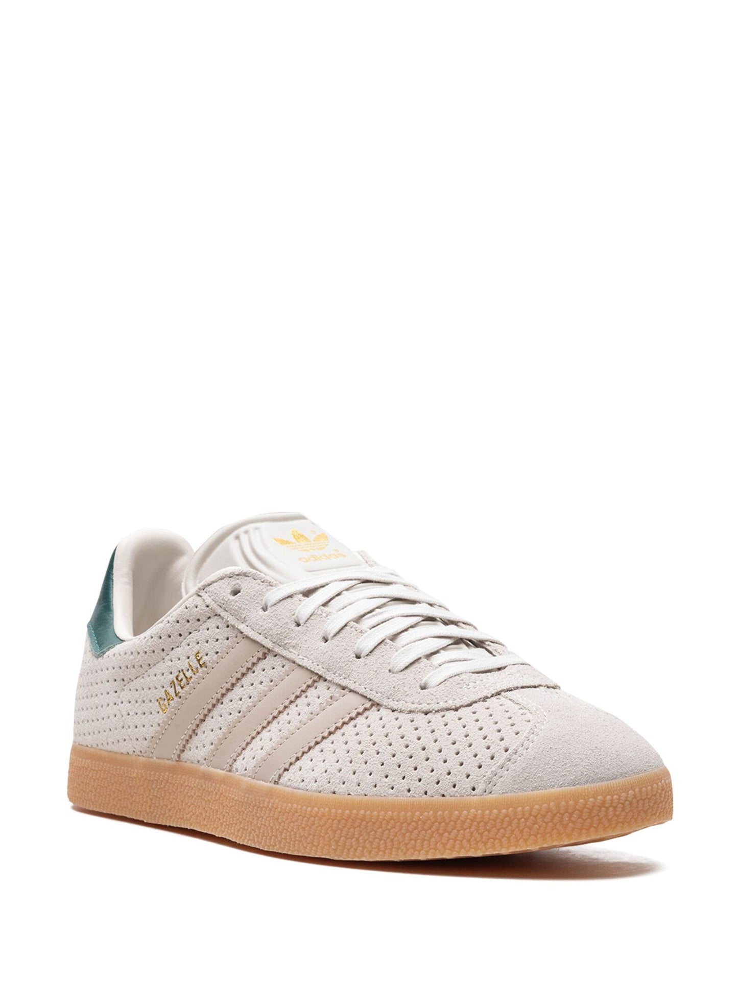 adidas Gazelle "Aluminium/Collegiate Green" sneakers