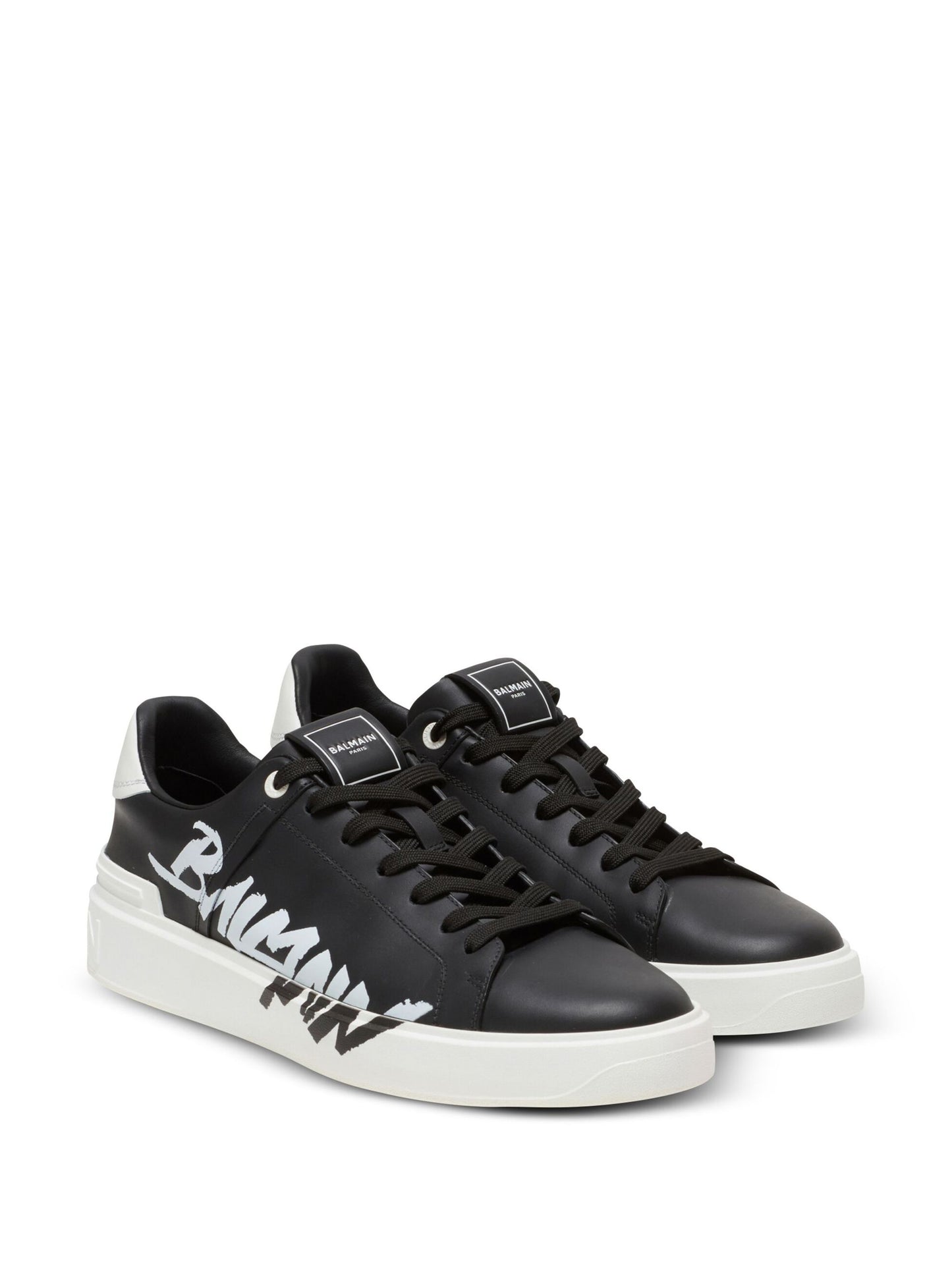 Balmain logo-print lace-up sneakers