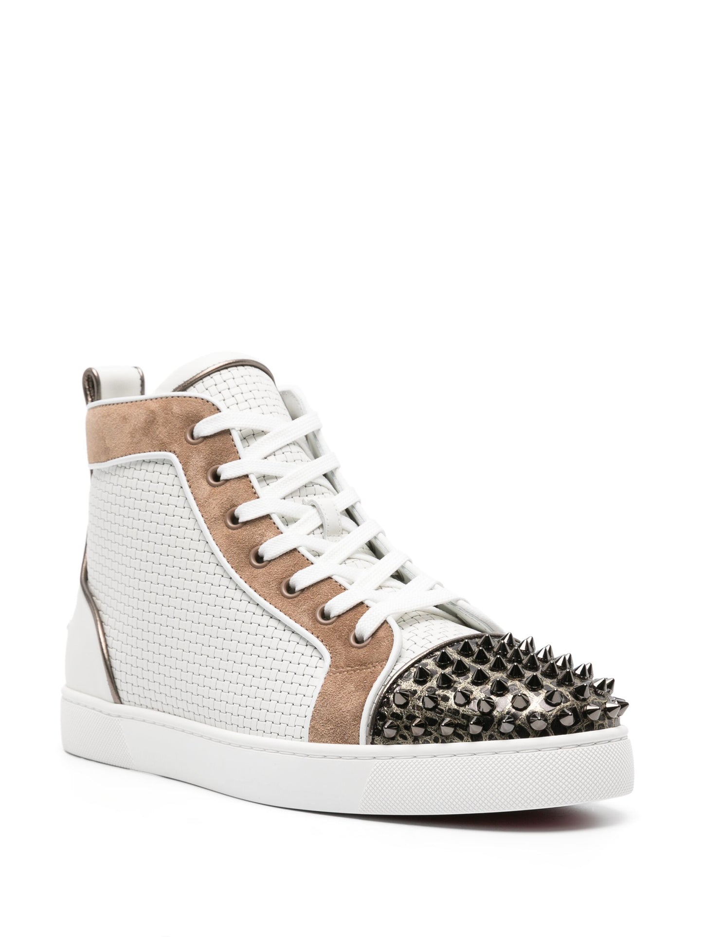 Christian Louboutin Lou Spikes leather sneakers