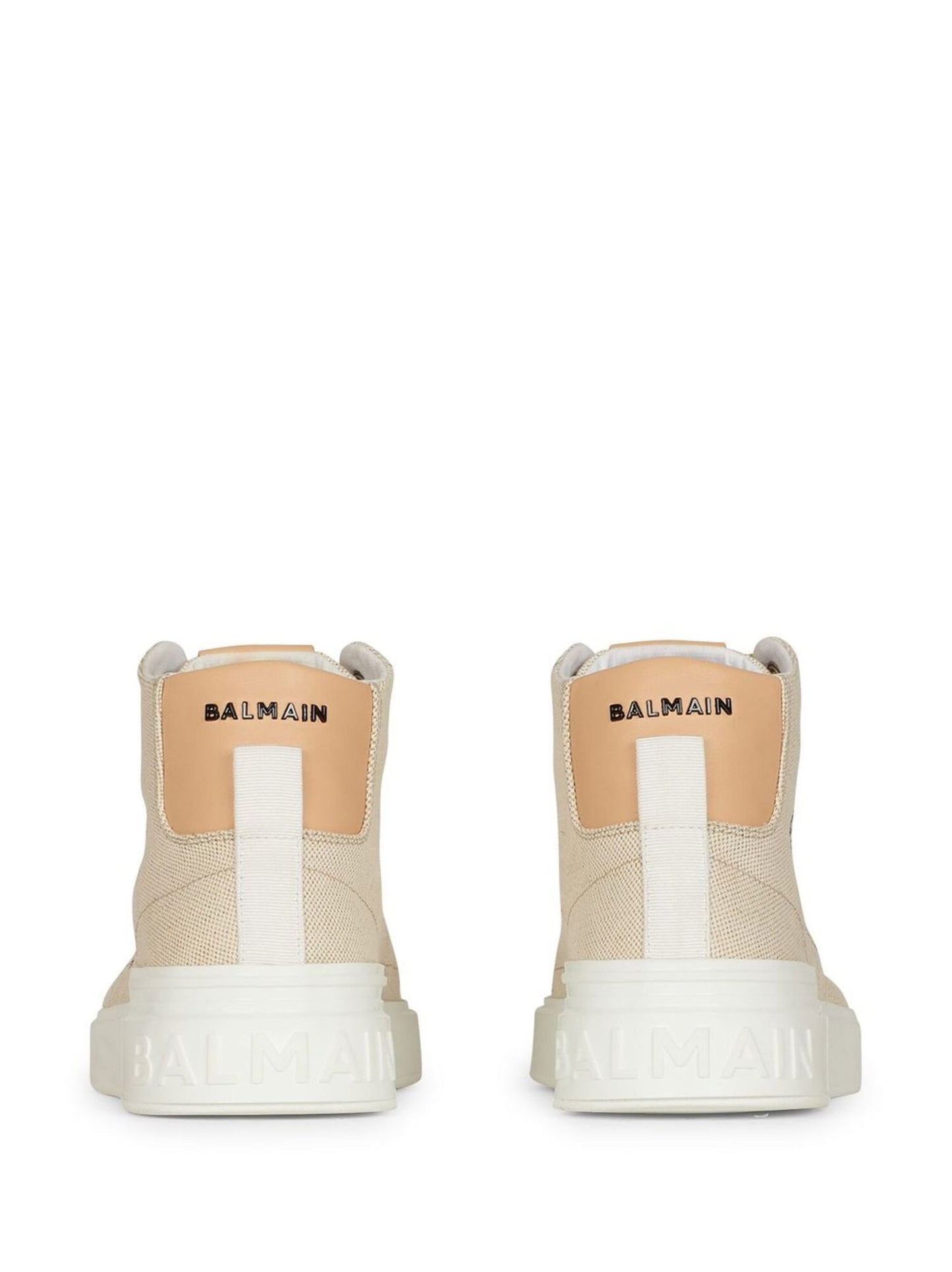 Balmain logo-print high-top sneakers