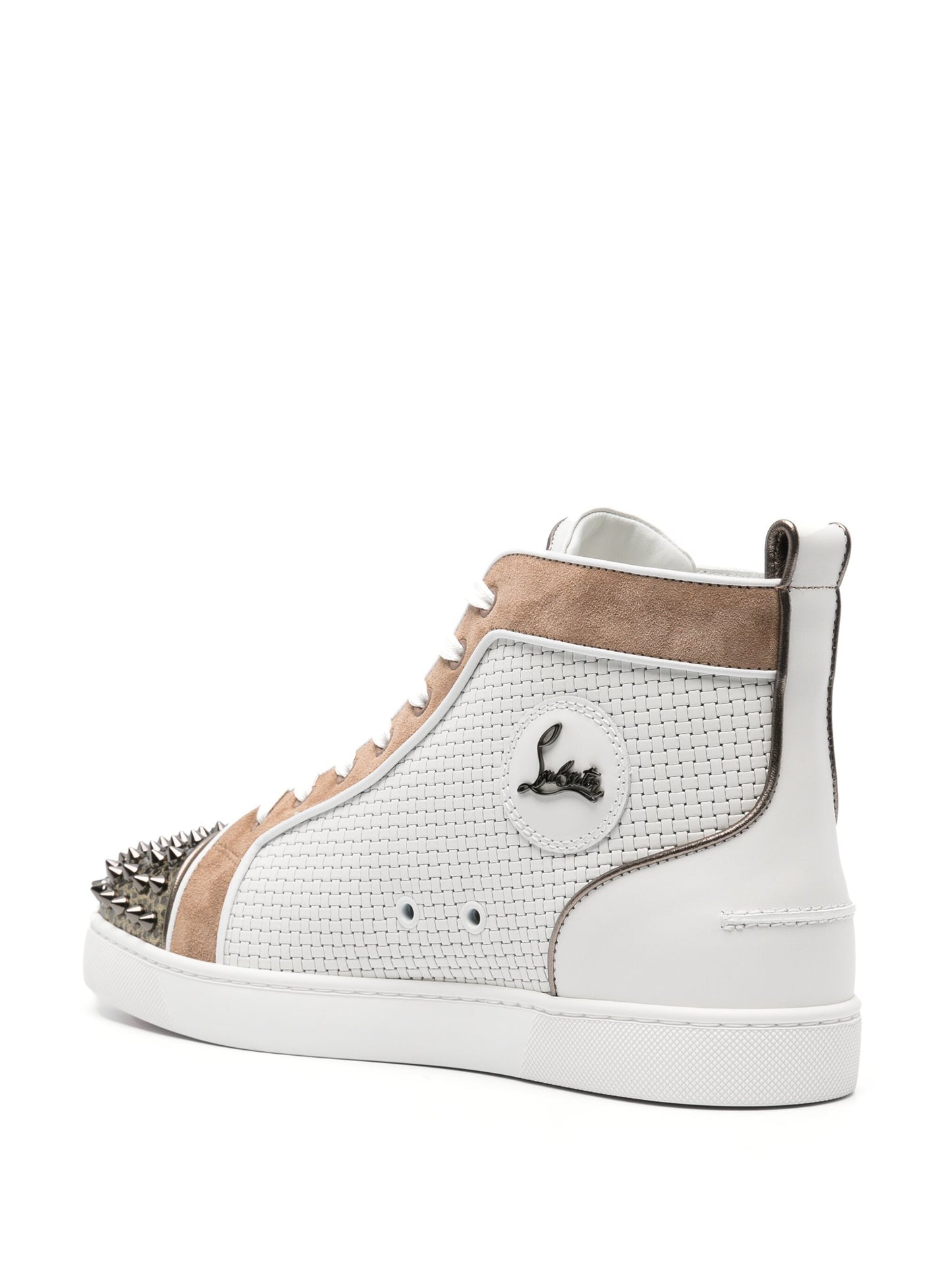 Christian Louboutin Lou Spikes leather sneakers