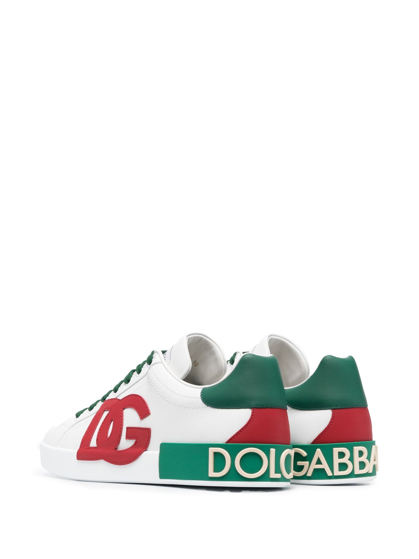 Dolce & Gabbana - Portofino logo-patch sneakers