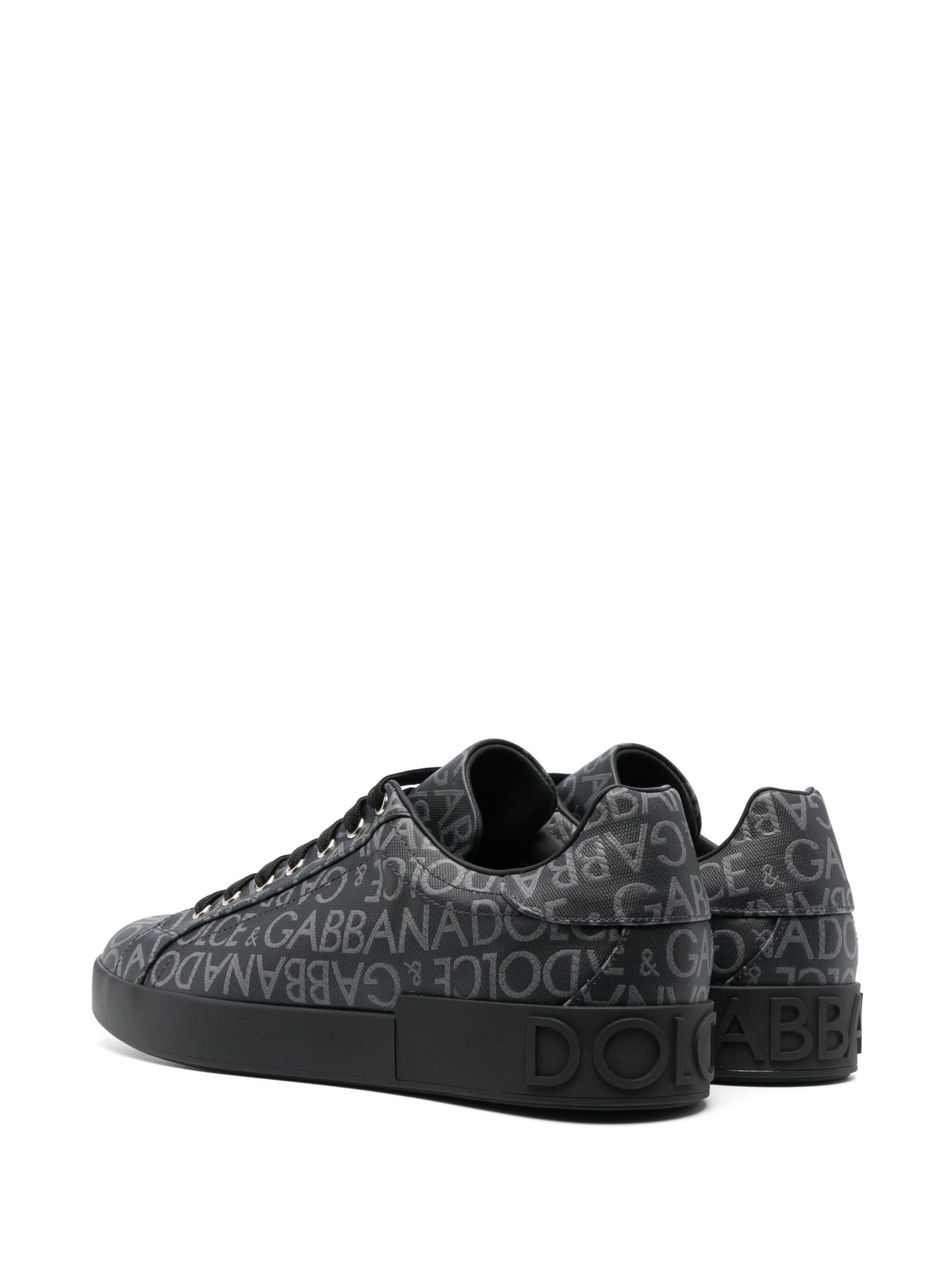 Dolce & Gabbana - Portofino coated jacquard sneakers