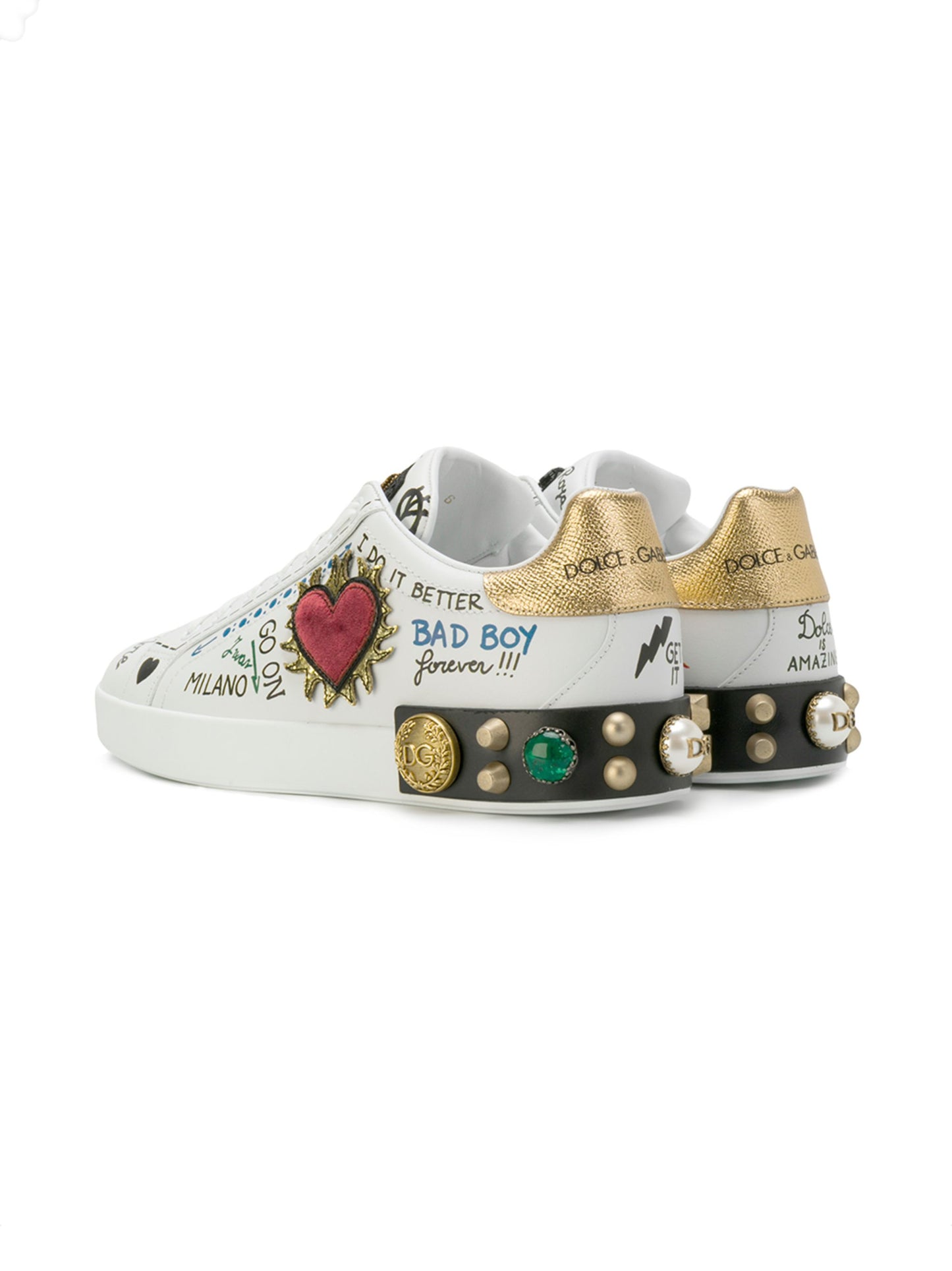 Dolce & Gabbana - Portofino printed sneakers