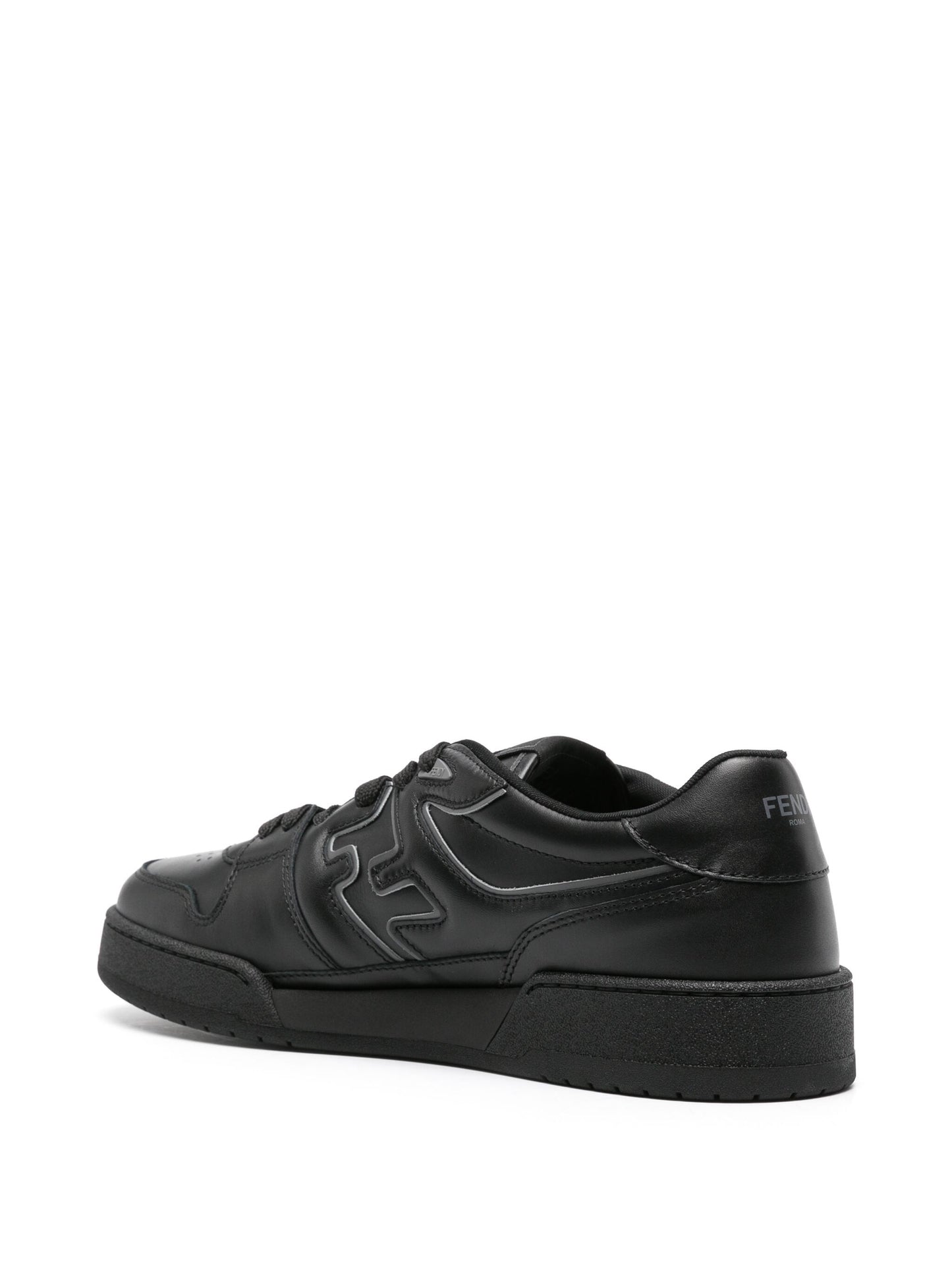 FENDI Match leather sneakers