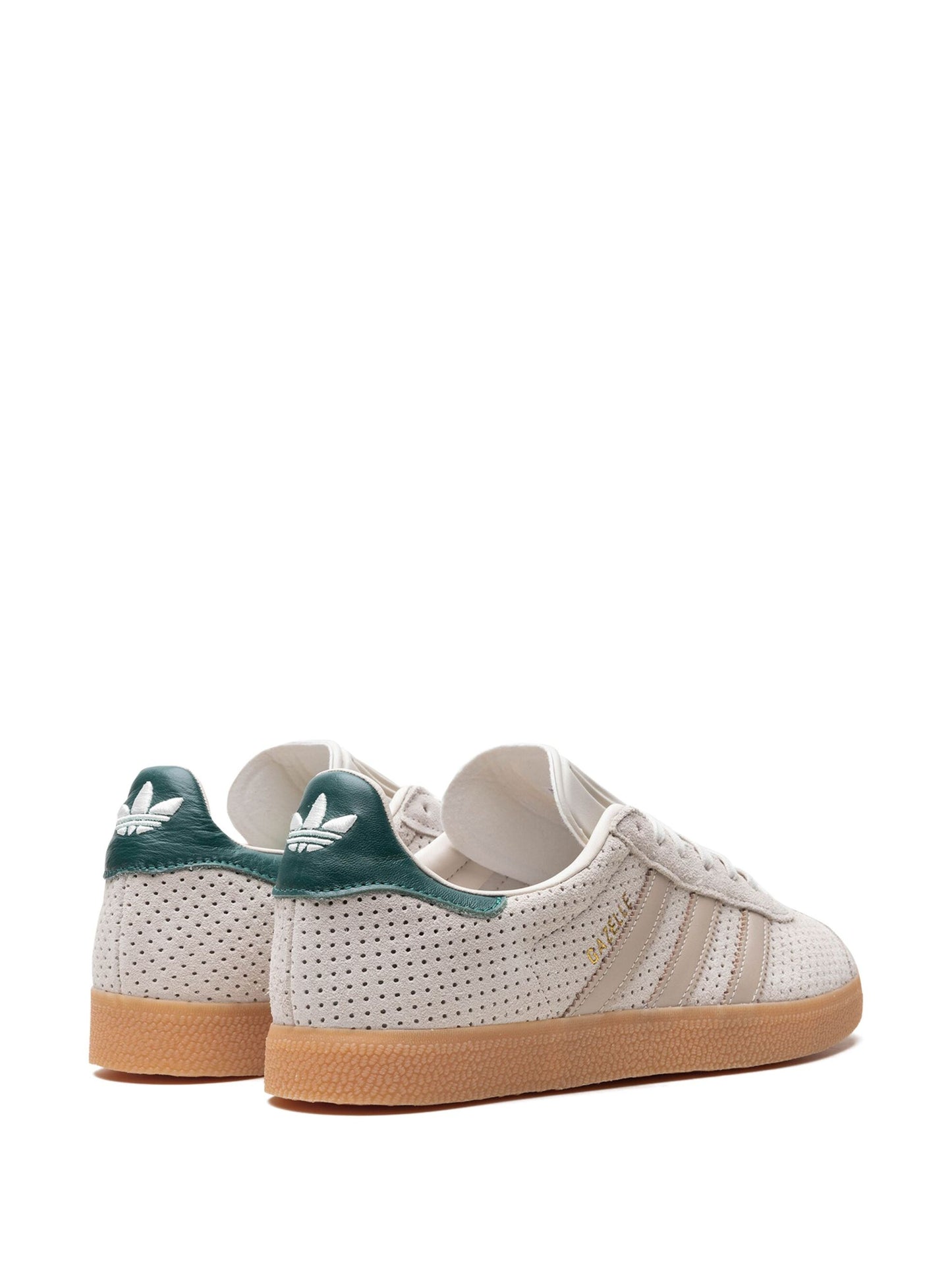 adidas Gazelle "Aluminium/Collegiate Green" sneakers