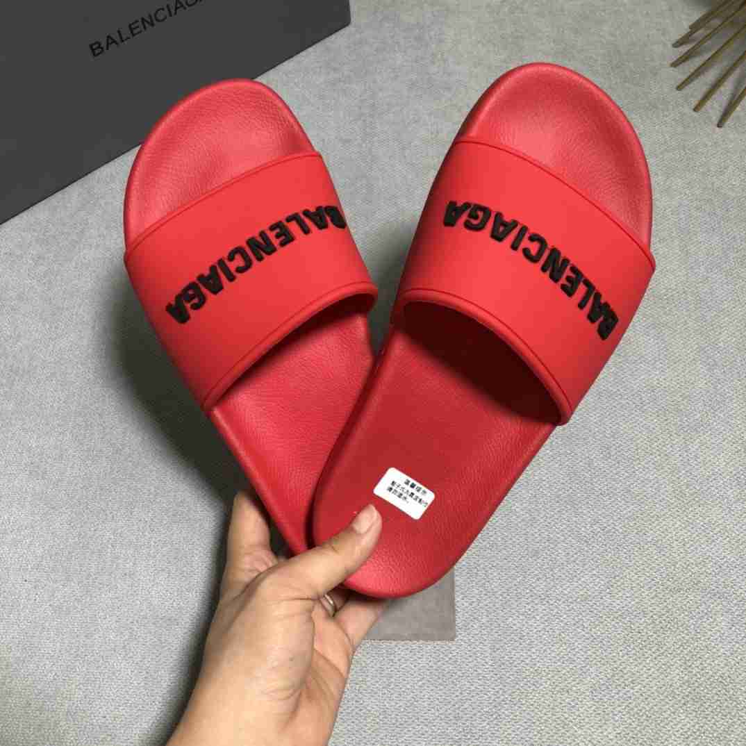 Balenciaga Balenciaga Logo Detailed Pool Slides