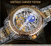 Forsining Luxury Skeleton Tourbillon Mechanical Watch