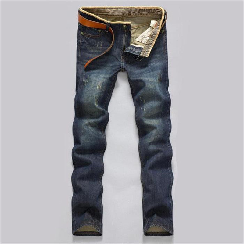 Men's cats must straight jeans jeans tide men's slim men's pants