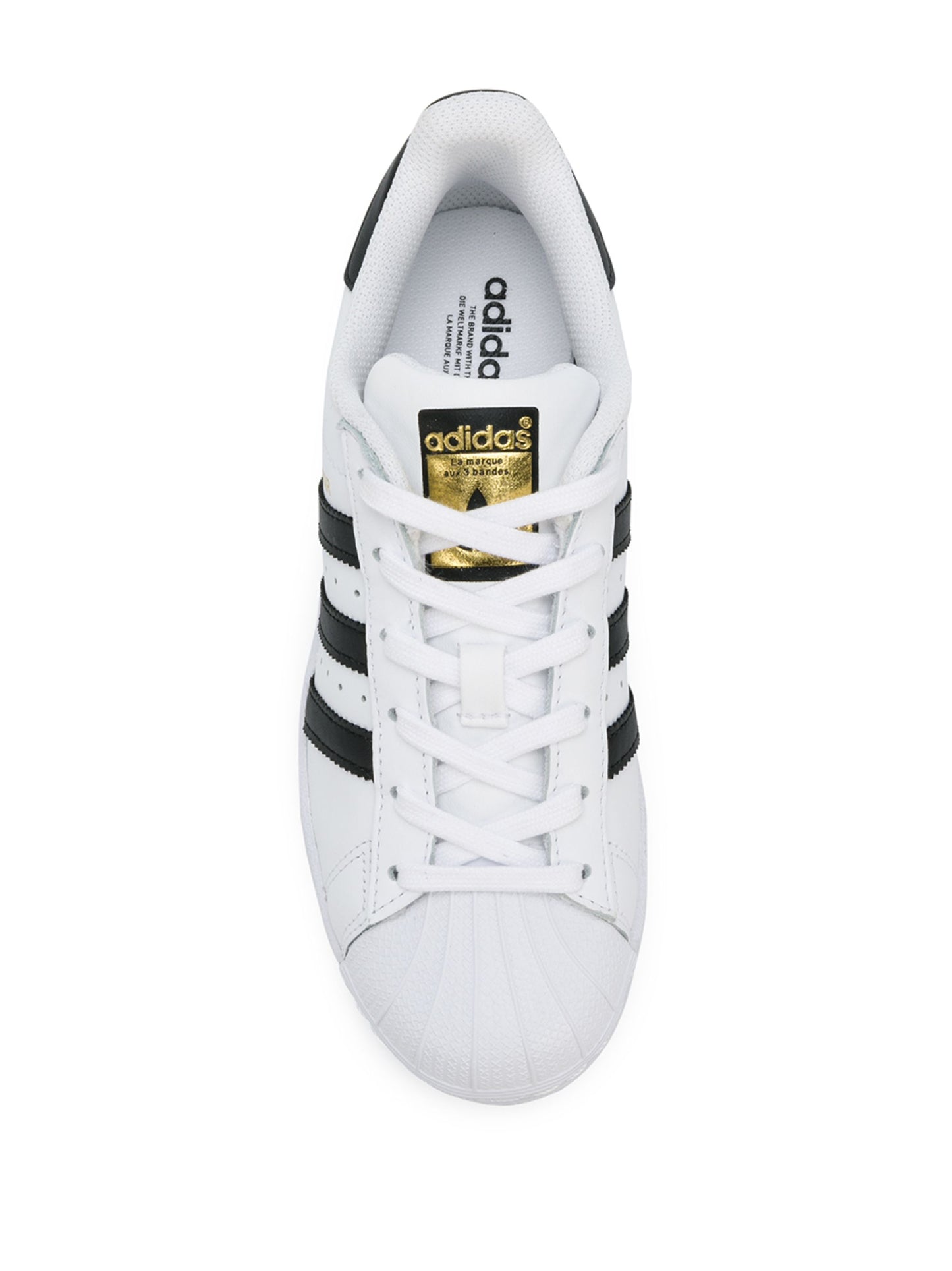 adidas Superstar "White/Black/Gold" sneakers