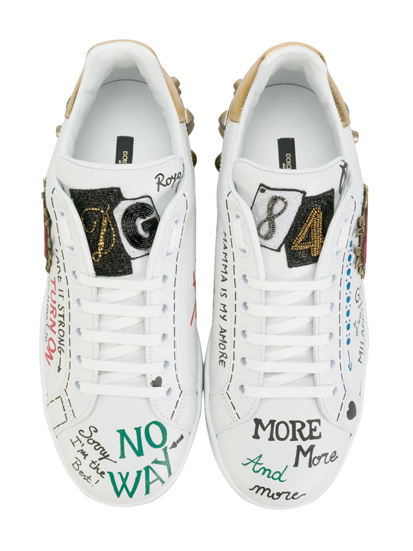 Dolce & Gabbana - Portofino printed sneakers