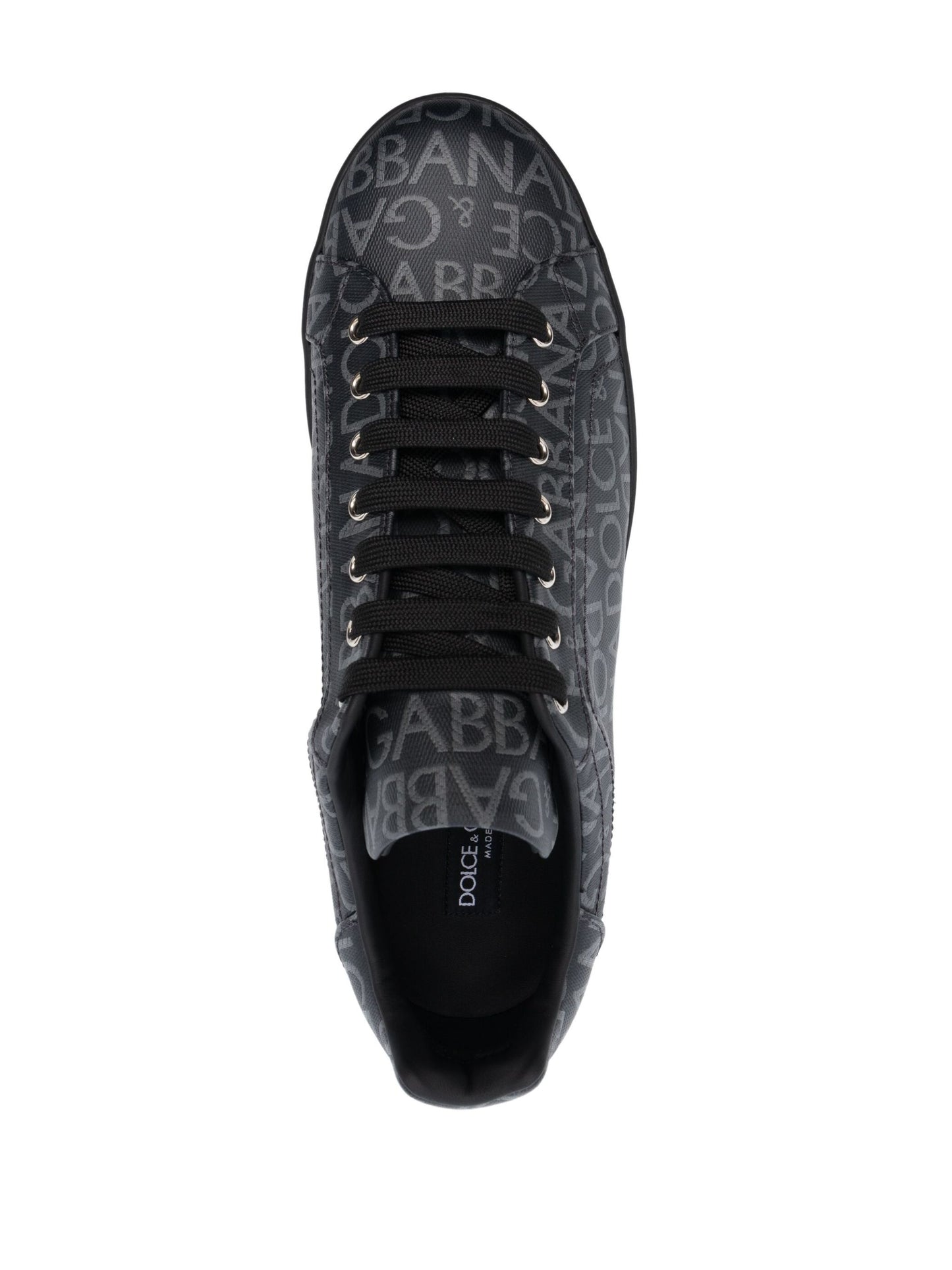 Dolce & Gabbana - Portofino coated jacquard sneakers