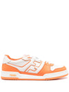 FENDI Match leather sneakers