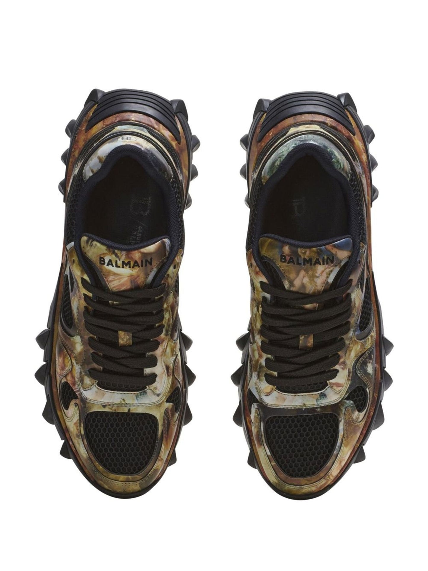 Balmain B-East graphic-print sneakers