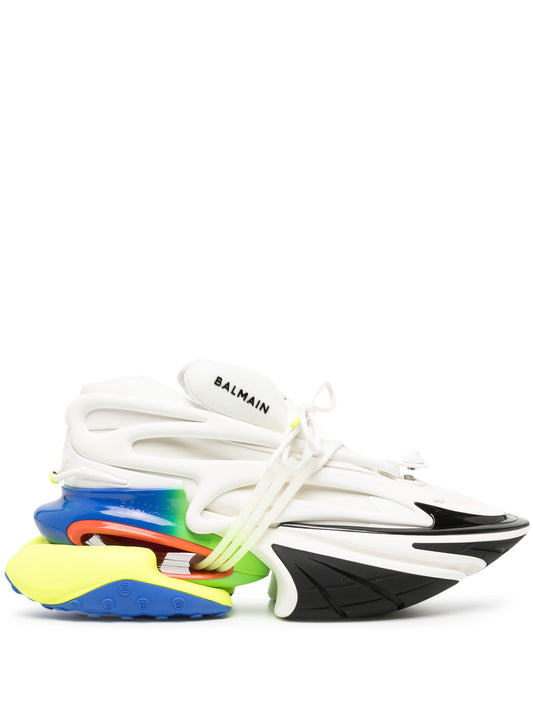 Balmain Unicorn colour-block sneakers