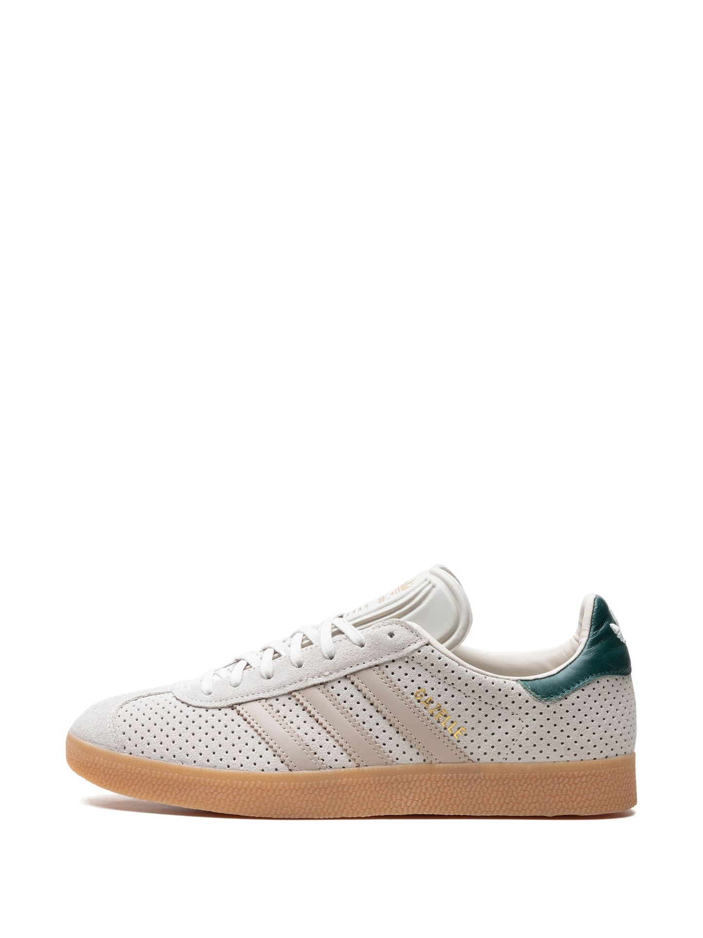 adidas Gazelle "Aluminium/Collegiate Green" sneakers