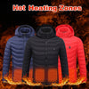 New Heated Jacket Coat USB Electric Jacket Cotton Coat Heater Thermal Clothing Heating Vest