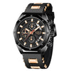 Men's Luxury Sport Watch – Quartz, Waterproof, Chronograph